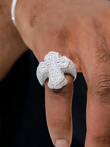 Top Quality Hip Hop <b>Mens</b> <b>Ring</b> Stylish Fashion Jewelry Statement <b>Ring</b> <b>for</b> <b>Men</b> Suitable <b>for</b> Streetwear Casual Outfits Parties - Product Image 4
