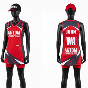 Robe de netball personnalisée sublimée, uniforme d'équipe pour femmes, vêtements de sport respirants en polyester avec impression de nom, numéro et logo, service OEM - Product Image 6
