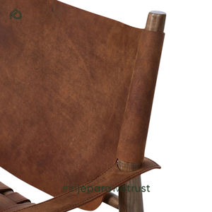 Silla de Diseño Francés Moderno con Estructura de Madera de Teca Sólida y Cojín de Espuma - Silla de Salón para Apartamento - Yasa - Product Image 6