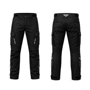 Unisex Black Cordura Fabric Full Sleeve Motorcycle Pants with Air Vent Breathable Design All Seasons Wear 1 Piece - Product Image 1