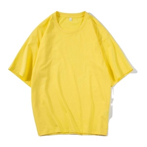 เสื้อยืดผู้ชาย แขนสั้น ผ้าคอตตอน 100% คุณภาพดี ดีไซน์ใหม่รับซัมเมอร์ สีพื้น ระบายอากาศได้ดี ไม่หด พร้อมโลโก้ที่หน้า - Product Image 1