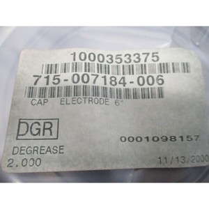 LAM 715-007184-006 CAP ELECTRODE 6", 108595 - Équipements et pièces semi-conductrices d'occasion fiables à l'échelle mondiale chez - Product Image 3