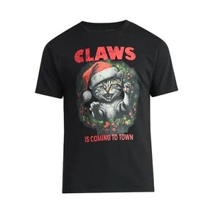 T-shirts décontractés pour hommes en coton 100% à séchage rapide, couleur noire, élégants, grande taille, été, design personnalisé imprimé, col rond, pour hommes BD - Product Image 4