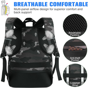 Mochila Escolar con Estampado de Camuflaje, Mochila Personalizada Barata, Impermeable, de 600D, para Niñas, Mochila Casual para Libros, para Niños - Product Image 6