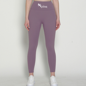 Leggings Ishaq de Cintura Alta, Largos, de Color Sólido, Deportivos, Elásticos, Transpirables, de Punto, con Spandex y Nailon, Pantalones de Yoga para Mujer con Bolsillo - Product Image 2