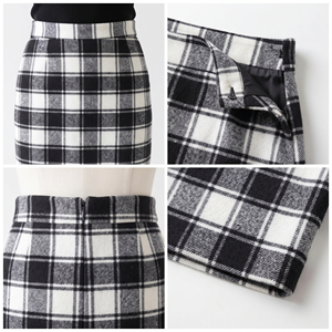 Flannel Knee Length <b>Skirt</b> Women Plaid Design Soft Winter <b>Skirt</b> Street Style Regular Waistline <b>Skirts</b> Women Long <b>Check</b> <b>Skirts</b> - Product Image 6