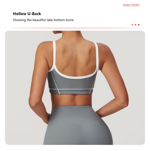 XW-DWX8838 Soutien-gorge de sport sans couture léger avec coussinets intégrés pour femme, idéal pour l'entraînement, le fitness et le yoga, dos nu, haute qualité, nouvelle mode, vente en gros - Product Image 3