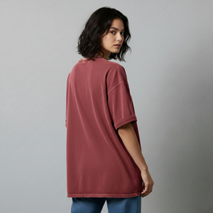 T-shirt pour femme en jersey 100% coton, manches courtes, couleur unie, séchage rapide, logo imprimé personnalisé, vêtements décontractés pour femmes, vente chaude - Product Image 5