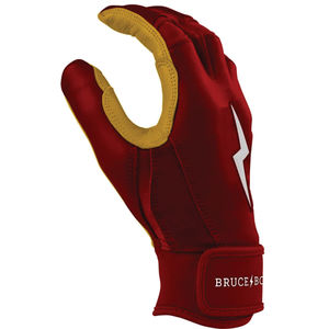 Gants de frappe en cuir Cabretta de qualité supérieure, série originale, manchette courte, couleur marron, légers, ambidextres, pour le baseball - Product Image 3
