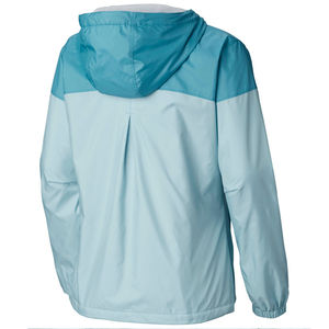 Nueva Chaqueta Deportiva Impermeable de Lona Tejida para Mujer, Estilo Letterman, con Capucha, Talla Grande, Personalizable, Venta al Por Mayor - Product Image 2