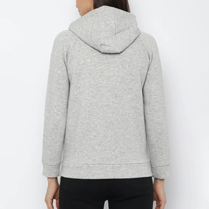 เสื้อฮู้ดซิปพิมพ์ลายตามสั่งสำหรับผู้หญิง - เสื้อผ้าลำลองสไตล์สตรีท ระบายอากาศได้ดี ผ้าฝ้ายฟลีซ 100% สำหรับฤดูใบไม้ร่วง/ฤดูหนาว แฟชั่นรักษ์โลก ดีไซน์ด้านหน้า - Product Image 2