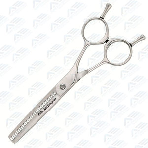 Tijeras de Entresacar para Barbería con Apoyo para Dedos, Instrumento Profesional de Belleza, Tijeras para Entresacar Cabello, Duraderas, con Filo Afilado - Product Image 2