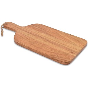 Planche à découper en bois de manguier naturel avec poignée intégrée, écologique, épaisseur 1,5 cm, passe au lave-vaisselle - Product Image 6