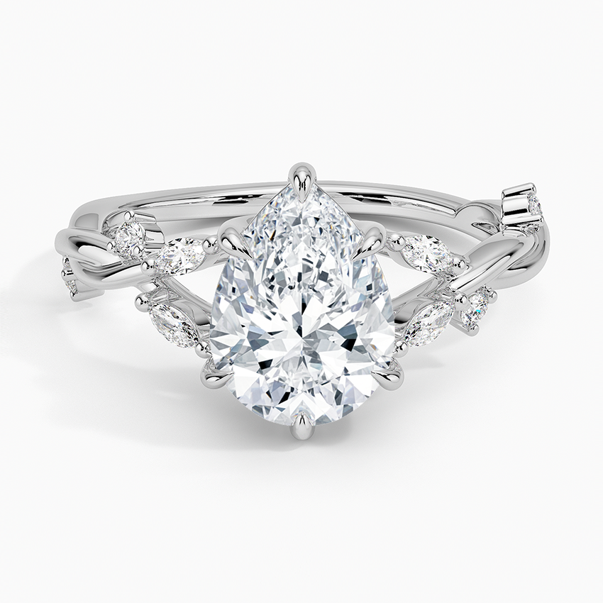 White Gold Plated