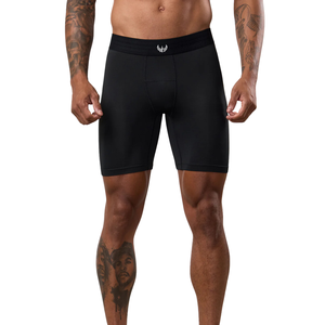 <b>Mens</b> Black <b>Compression</b> Training <b>Shorts</b> Stretch Fit Gymwear Running Workout Sportswear Moisture Wicking Activewear <b>Shorts</b> - Product Image 1