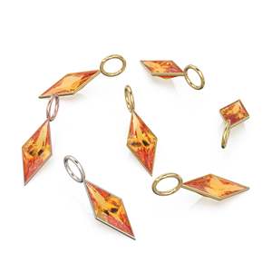 Colgante de Citrino Mandarín en Oro Sólido Amarillo de 18k / Piedra de Nacimiento de Noviembre / Gema Natural Dorada - Product Image 2