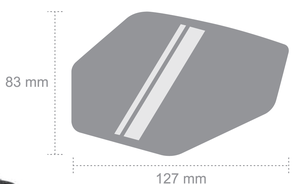 Rétroviseur de vélo SUNNYWHEEL Gripmirror Lite Noir 83x127mm VTT, rotation à 360 degrés, ABS+Revêtement/PA/Silicone BM-117(L) - Product Image 4