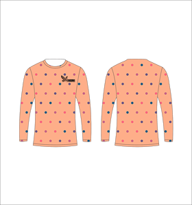 Chemise à manches longues personnalisée à motifs pour hommes, vêtements de sport athlétiques à sublimation intégrale, tissu respirant, vente en gros en usine - Product Image 1