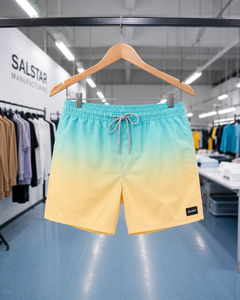 Shorts de surf pour hommes à séchage rapide, shorts de plage avec logo avant, maillots de bain légers, écologiques, respirants, tendance sublimation - Product Image 6