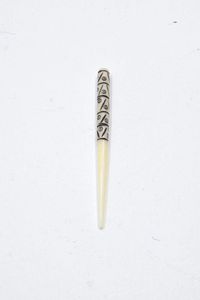 Épingle à cheveux en os véritable style Viking, accessoire capillaire parfait pour elle, artisanat naturel - Product Image 2