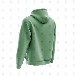 Sweat à capuche pour homme personnalisé, impression sérigraphique, 100% coton, tricot uni, teinture unie, texture respirante, séchage rapide, pull oversize - Product Image 4