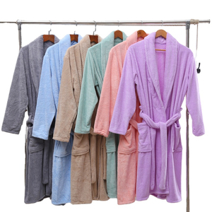 Luxurious Terry <b>Bath</b> Robes extra Large Unisex Striped Soft Fleece Bathrobe With Hood - Product Image 1