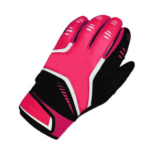 Guante de Bateo de Béisbol de Alta Calidad con Gran Agarre, Color Rosa y Negro, Guante Deportivo para Softbol con Correa Ajustable - Product Image 4