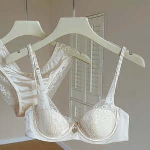 New Fashion Underwire <b>Bra</b> Thong Set Push-Up Sheer Lace Lingerie for Women - Product Image 2