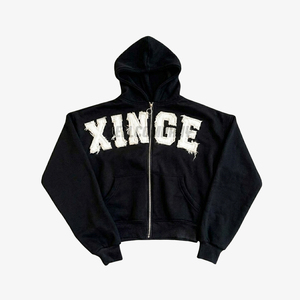 Men Unisex <b>Tracksuit</b> Hoodie and Sweatpants Set – Full Zipper Streetwear Sweatsuit - Product Image 2