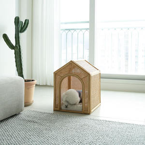 Lits pour chiens en rotin, lit pour animaux de compagnie en bambou, vente en gros, prix bas - Product Image 5