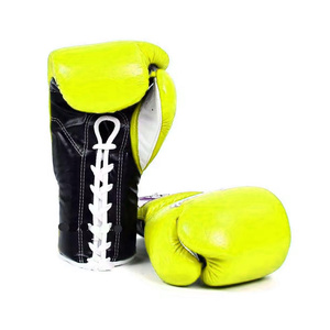 Guantes de Boxeo Profesionales de Diseño Personalizado en Oferta, Guantes de Entrenamiento de Cuero Impermeables para MMA, Fabricantes, Venta al por Mayor, OEM/ODM - Product Image 1
