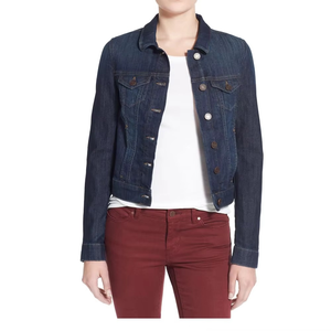 เสื้อแจ็คเก็ตยีนส์ผู้หญิง สไตล์สตรีทแวร์ลำลอง ติดกระดุม ทรงปกติ ผ้าฝ้าย 100% - Product Image 4