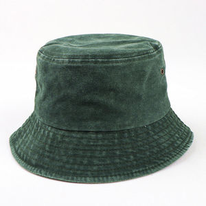 Chapeaux Bob Unisexe en Jean Lavé avec Logo Personnalisé et Broderie, 100% Coton, Respirants, pour l'Extérieur, Adaptés aux Quatre Saisons - Product Image 1