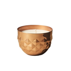 Ensemble de bougies dorées étoilées Bougies chauffe-plat multicolores élégantes dans des supports en or Décor à la maison Bougie chauffe-plat moderne Salon - Product Image 1