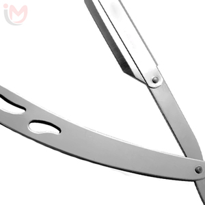 Stainless Steel <b>Straight</b> <b>Razor</b> Single Blade Folding Barber <b>Razor</b> For Men Face Shaving Professional Use - Product Image 4
