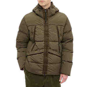 2026 New Arrival Custom Hooded Puffer Jacket <b>Waterproof</b> Winter Warm Outerwear OEM Wholesale <b>Padded</b> Down <b>Coat</b> With Goggles - Product Image 3