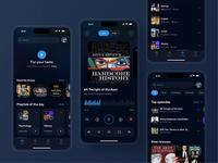 Yüksek Performanslı İnternet Ses Bilgisi Mobil Uygulama Geliştirme, Podcast Yayını ve MAC OS için Gelişmiş Yönetici Paneli ile