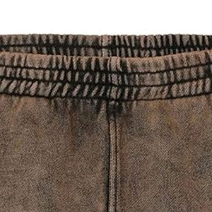 Shorts en jean d'été pour femmes en gros, avec logo personnalisé, taille élastique respirante, 100 % coton, délavage acide, qualité supérieure - Product Image 6
