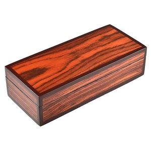 Classic Wooden Jewelry <b>Box</b> Rectangle Shape Design <b>Lid</b> Polished Finish 1 Layer <b>Storage</b> JewelrySundries <b>Box</b> APEX FASHION ART AFA - Product Image 1