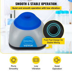 Agitatore Vortex da Laboratorio Mini da 3000 giri/min con Funzione Touch, Diametro Orbitale 6mm, Capacità 50ml per Uso Scientifico - Product Image 6