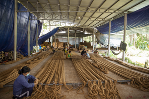 Eco-Friendly <b>Coir</b> <b>Mat</b> <b>Roll</b> Made from Natural Coconut Fiber, 65kg, 2*10m, Brown For Walkway Paving For Korean Market - Product Image 4