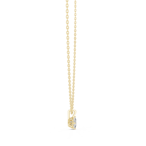 Pendentif en diamant de laboratoire taille princesse, collier solitaire en or massif 14 carats, 0,50-2,00 carats, DEF VVS, certifié IGI, bijoux classiques ODM - Product Image 5