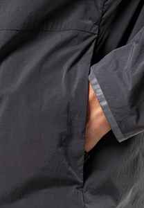 Veste coupe-vent à capuche pour homme, coupe classique, polyester, fermeture éclair, couleur unie, style décontracté, vêtements d'automne - Product Image 2