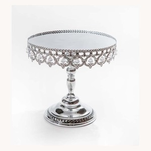 Stylish Metal White Color Cake Stand New Design Customized Cake Pastry Serving <b>Tray</b> New Arrival Home Decoration - Product Image 2