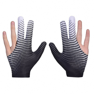 Guantes de Billar Profesionales al por Mayor con Logotipo Personalizado, Transpirables, de Tres Dedos y Alta Elasticidad para Snooker y Pool - Product Image 4