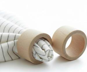 ที่ใส่ผ้าเช็ดปากไม้ธรรมชาติ แหวนผ้าเช็ดปากงานแต่งงาน แหวนผ้าเช็ดปากไม้ขายส่ง ที่ใส่ผ้าเช็ดปากไม้ DIY - Product Image 2