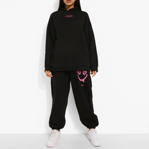 Sudadera Oversize Personalizable para Mujer, Transpirable, Tallas Grandes, 100% Algodón, Estilo Casual de Invierno, con Encaje, Color Sólido - Product Image 3