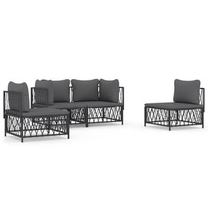 Set Lounge da Giardino Antracite - Product Image 2