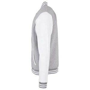 High Quality Custom Varsity Jacket for Men Wholesale Casual Sport Cotton Fleece with Hood Reversible - Product Image 4