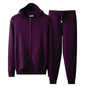 Survêtement personnalisé délavé à l'acide, style Y2K, broderie et strass, vêtements de sport pour hommes, tenue de jogging - Product Image 1